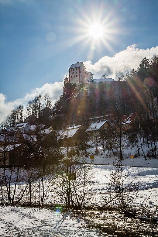 Burg Egloffstein Winter